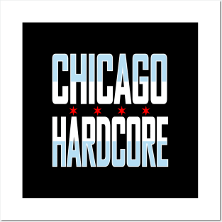 Chicago Flag - Chicago Hardcore House Music Posters and Art